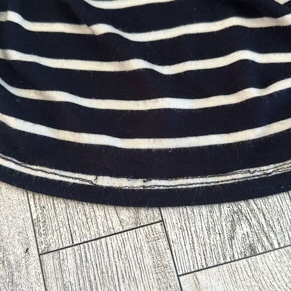 Gianni Bini Navy & Off White Jersey Dress Size Large NWT - Picture 7 of 7